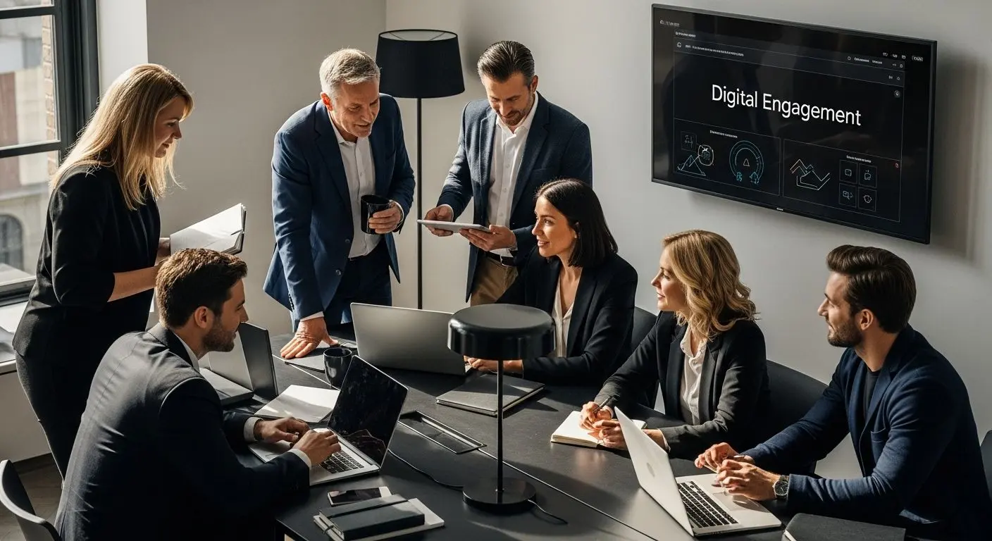 digital engagement office teamwork