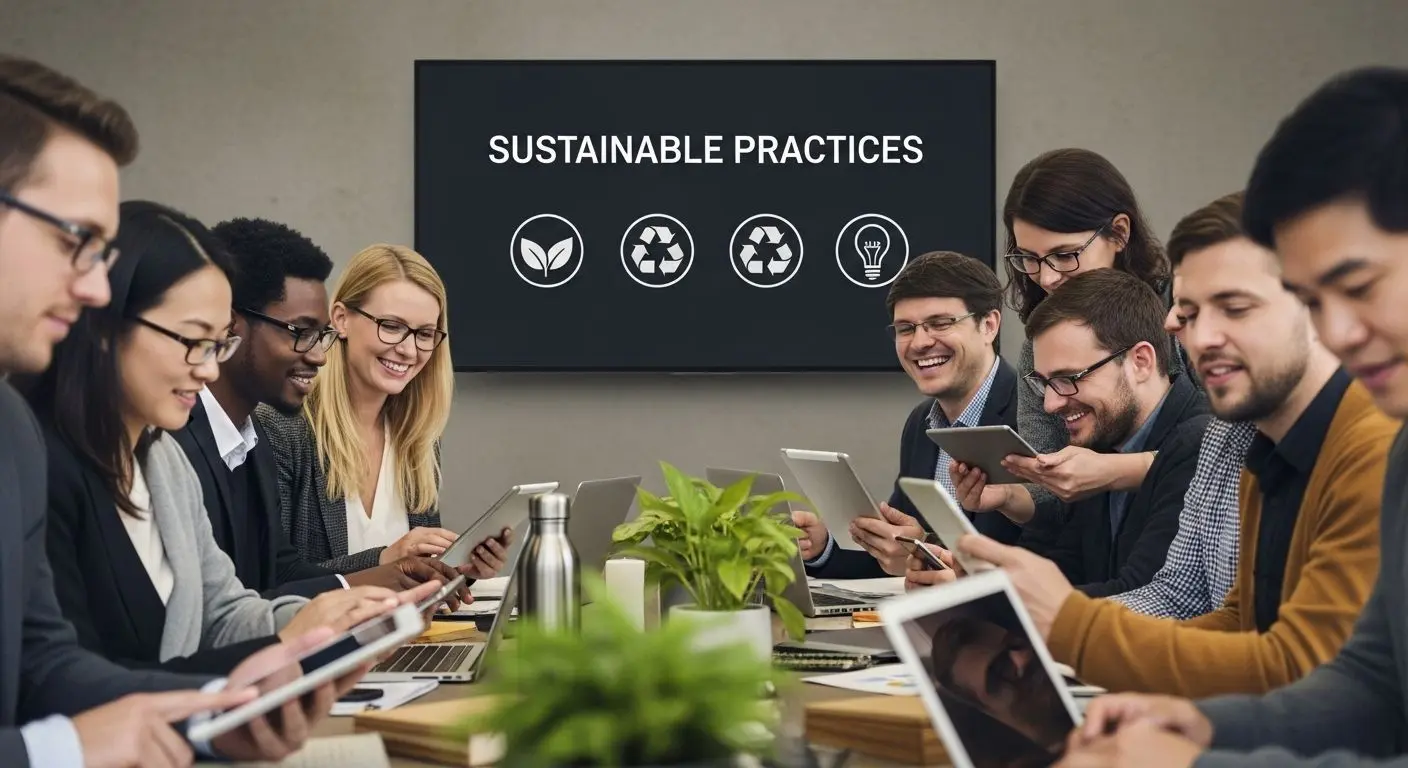 sustainable event practices teamwork