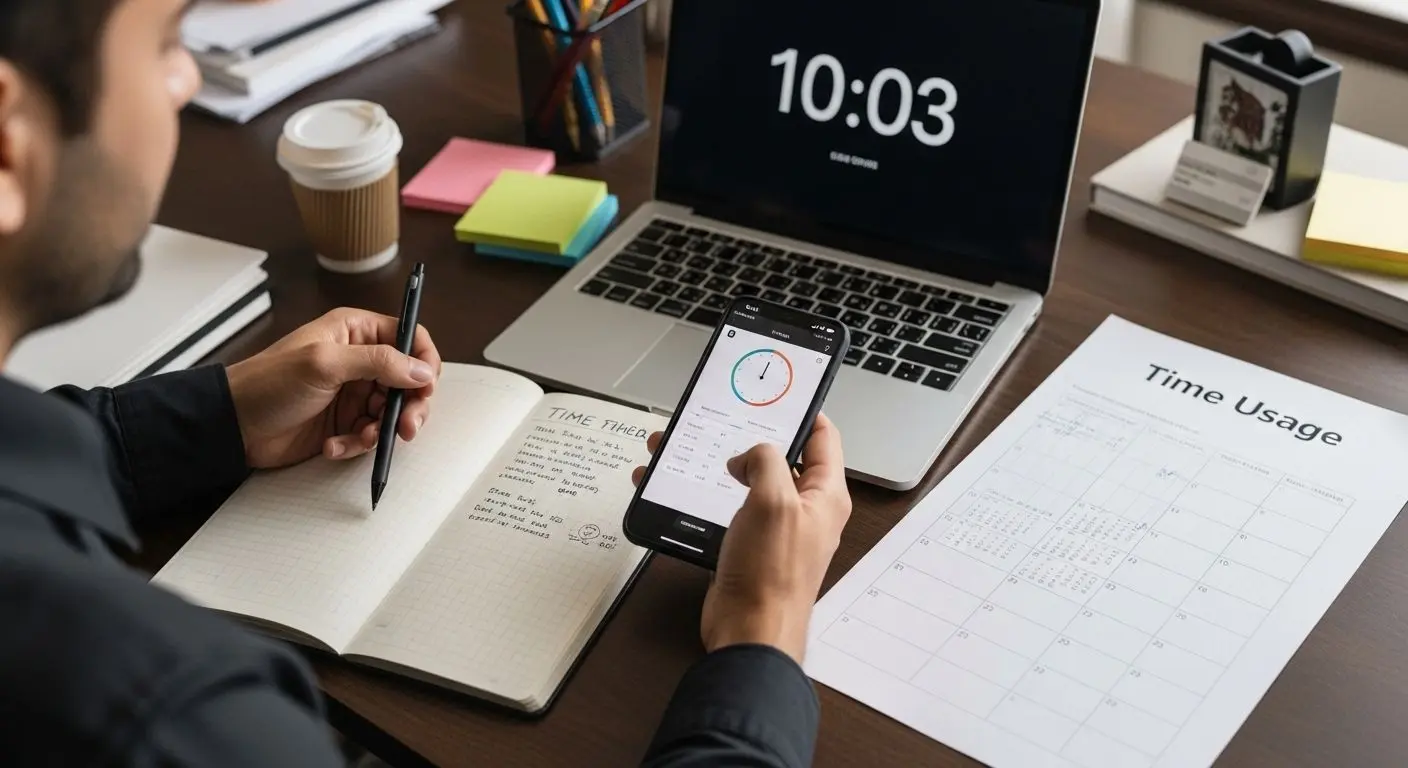 time tracking daily routine