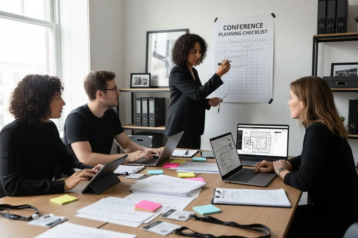 conference planning checklist steps