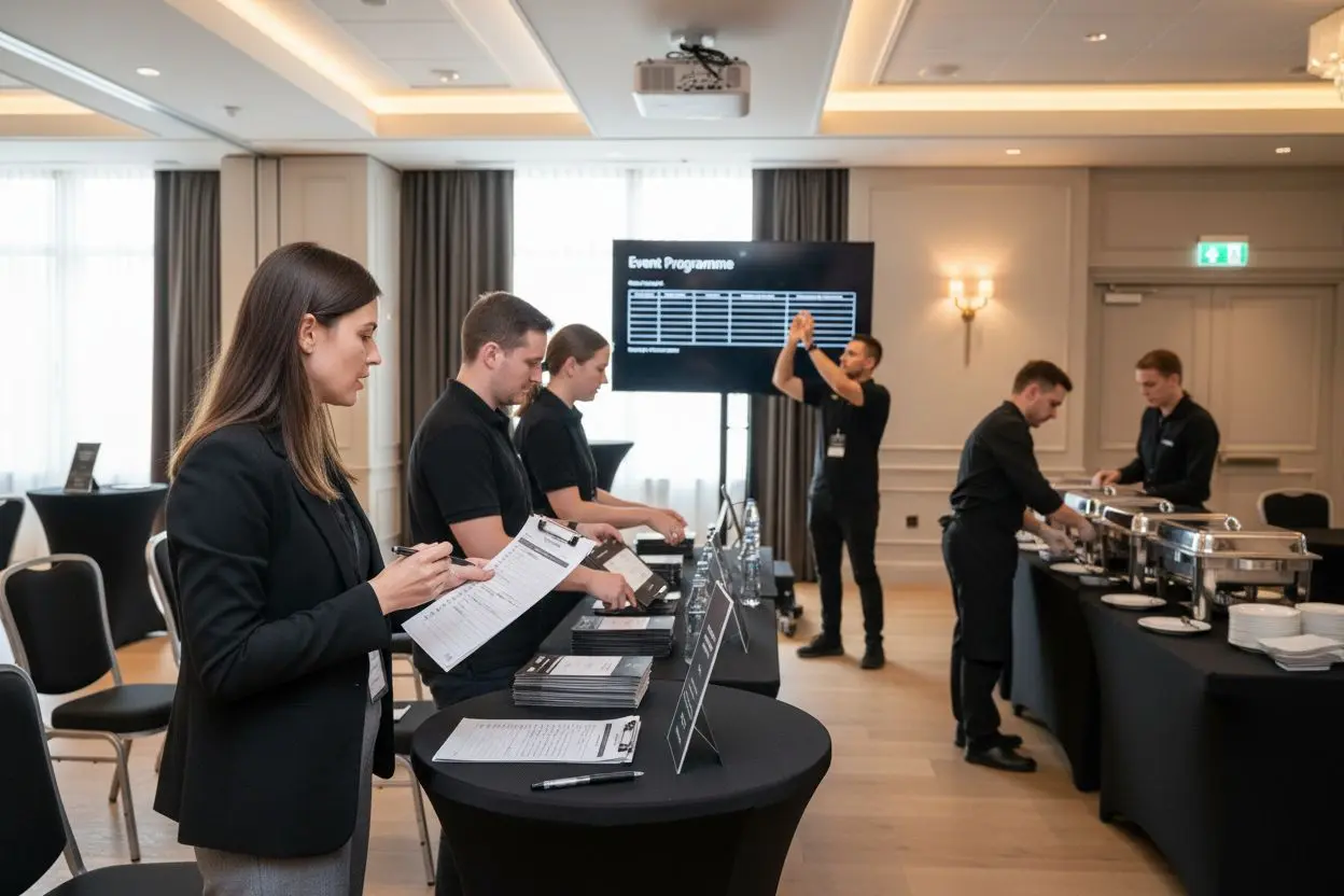 event setup checklist action