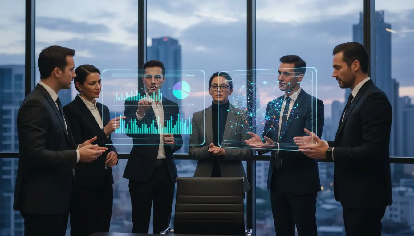 professional data analytics teamwork