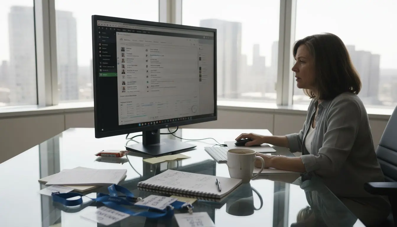 Coordinator manages online event dashboard