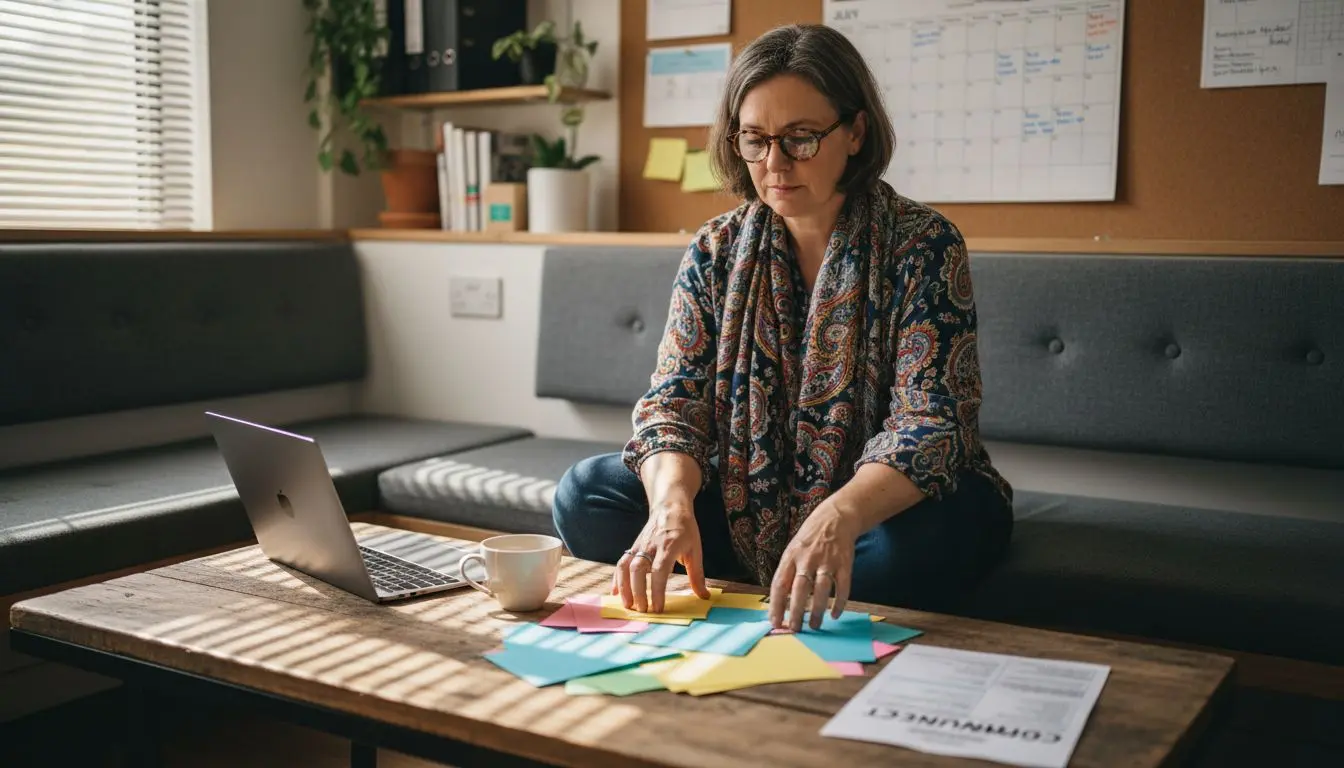 Program manager reviews member input materials