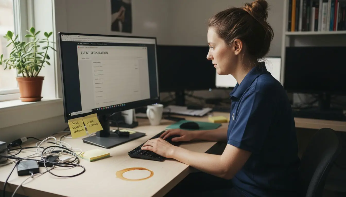 Setting up virtual event platform for members