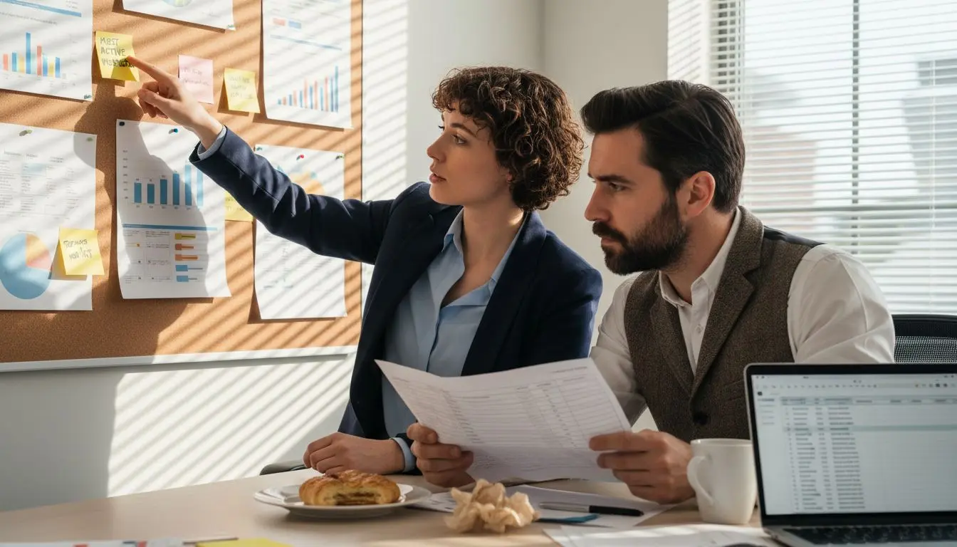 Coordinators reviewing segmented member list