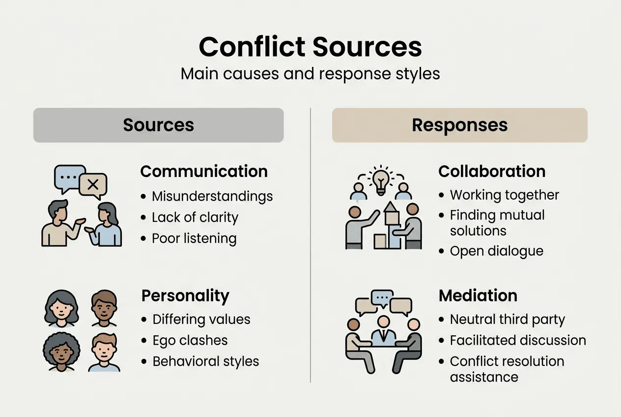 Infographic with sources and resolution types