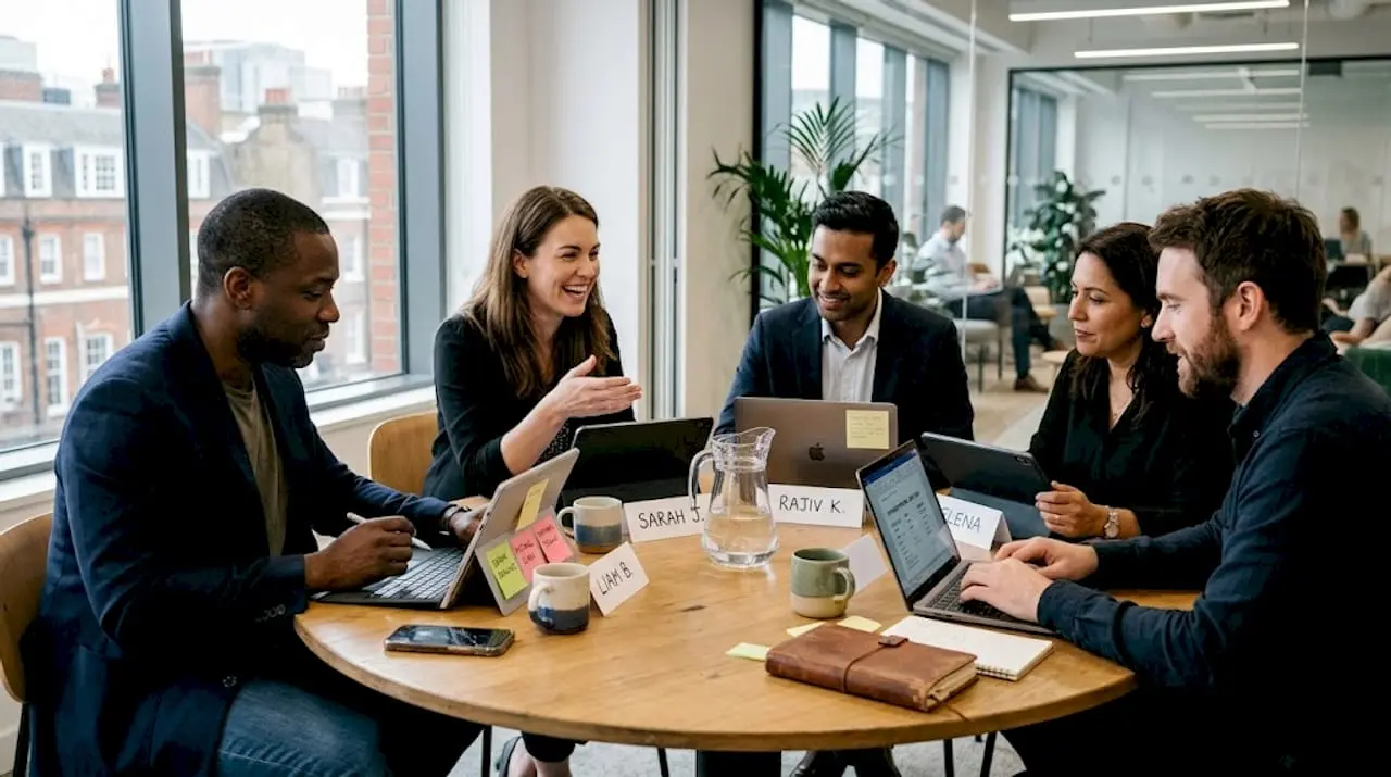 Attendees connect with personalized profiles