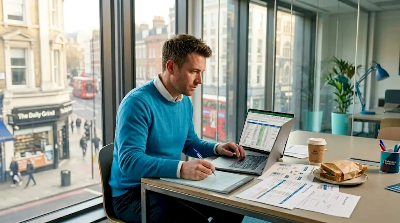 Event manager reviews ROI in shared office