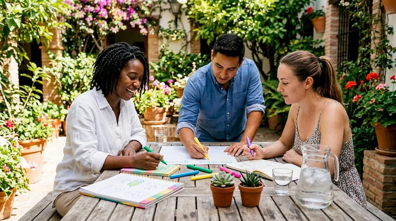 Team collaborating on event management strategies