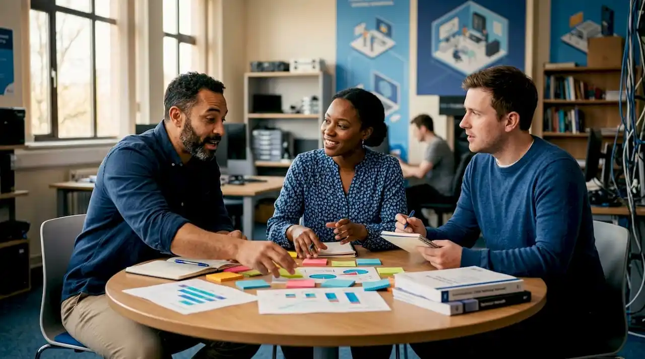 Campus IT team managing engagement platform