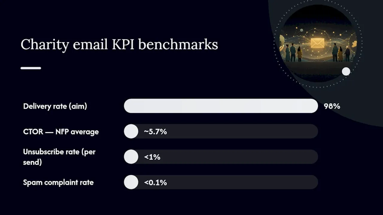 What to measure, sector benchmarks and a testing roadmap — overview diagram