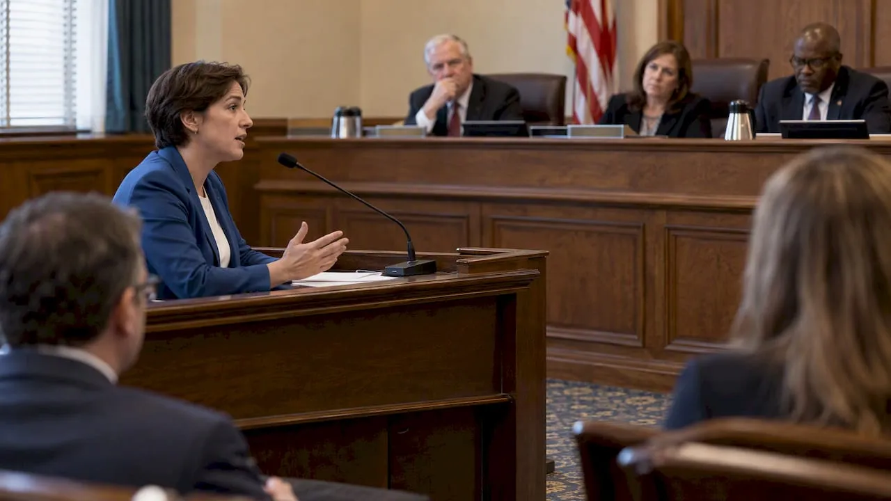 Association member testifying at a committee hearing