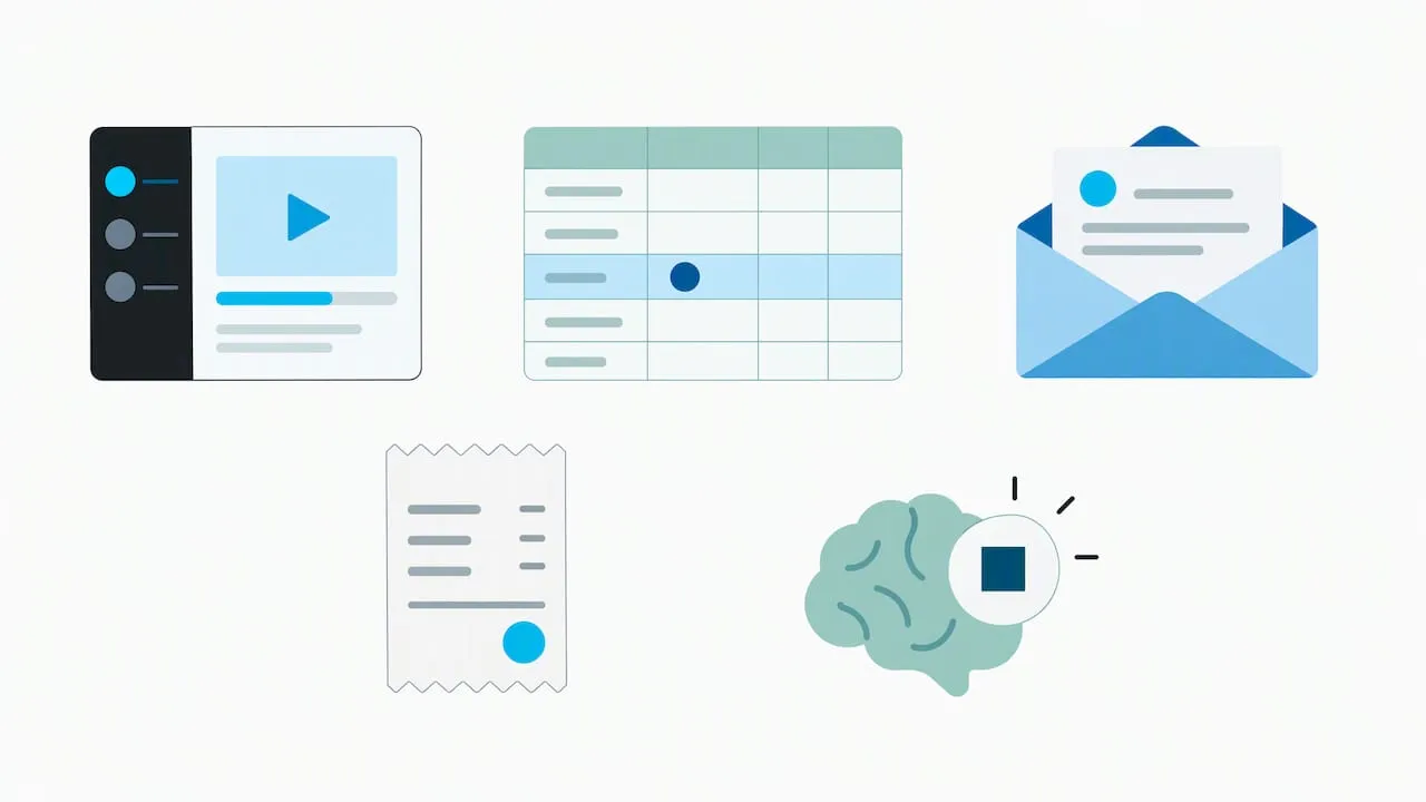 Learning evidence scattered across five sources